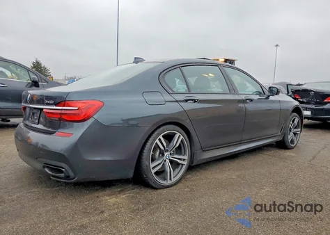 2019 BMW 740 I z USA, uszkodzony, nr VIN WBA7E2C55KB217941